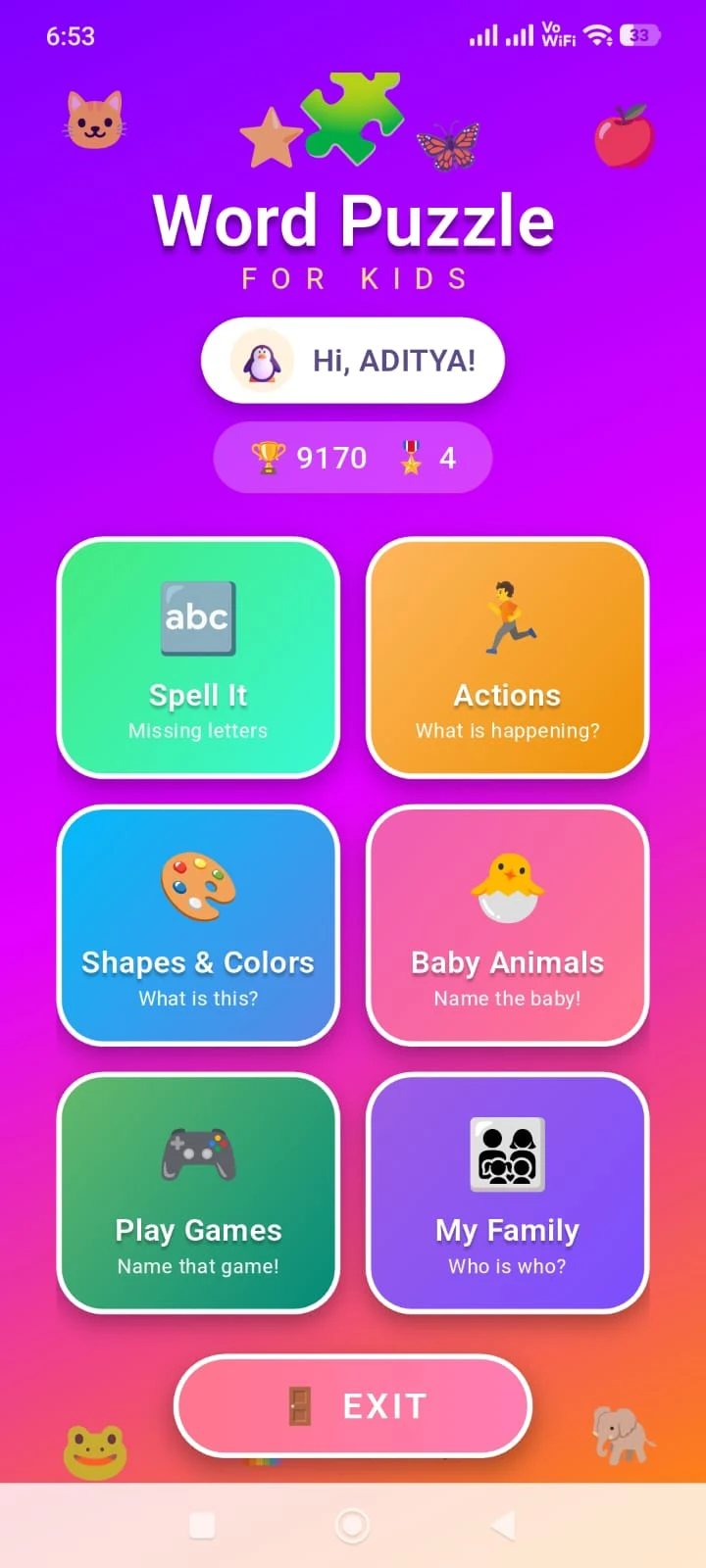 Word Puzzle Kids screenshot